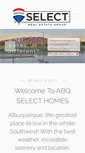 Mobile Screenshot of abqselecthomes.com